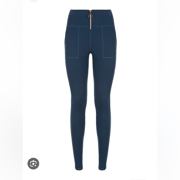 Sweaty Betty Farrah Legging in Beetle Blue, Size M - Picture 1 of 6